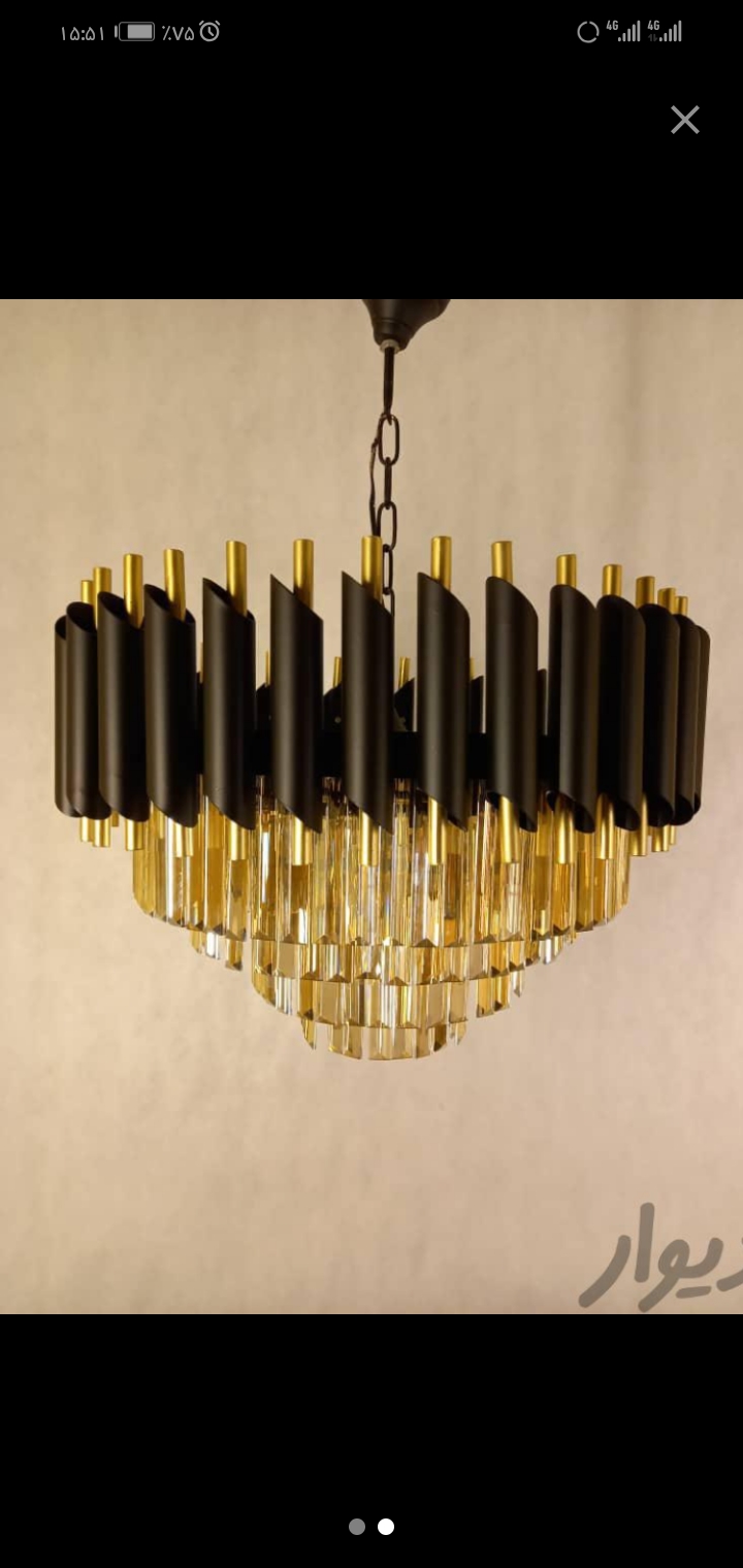 لوله در لوله مشکی طلایی