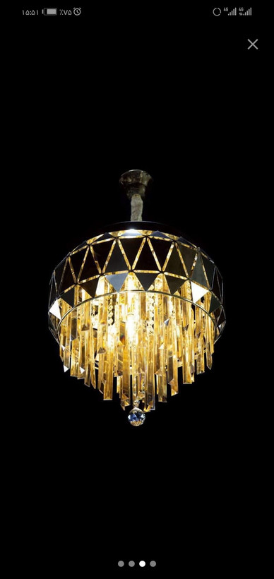 الماسی مثلثی گرد طلایی