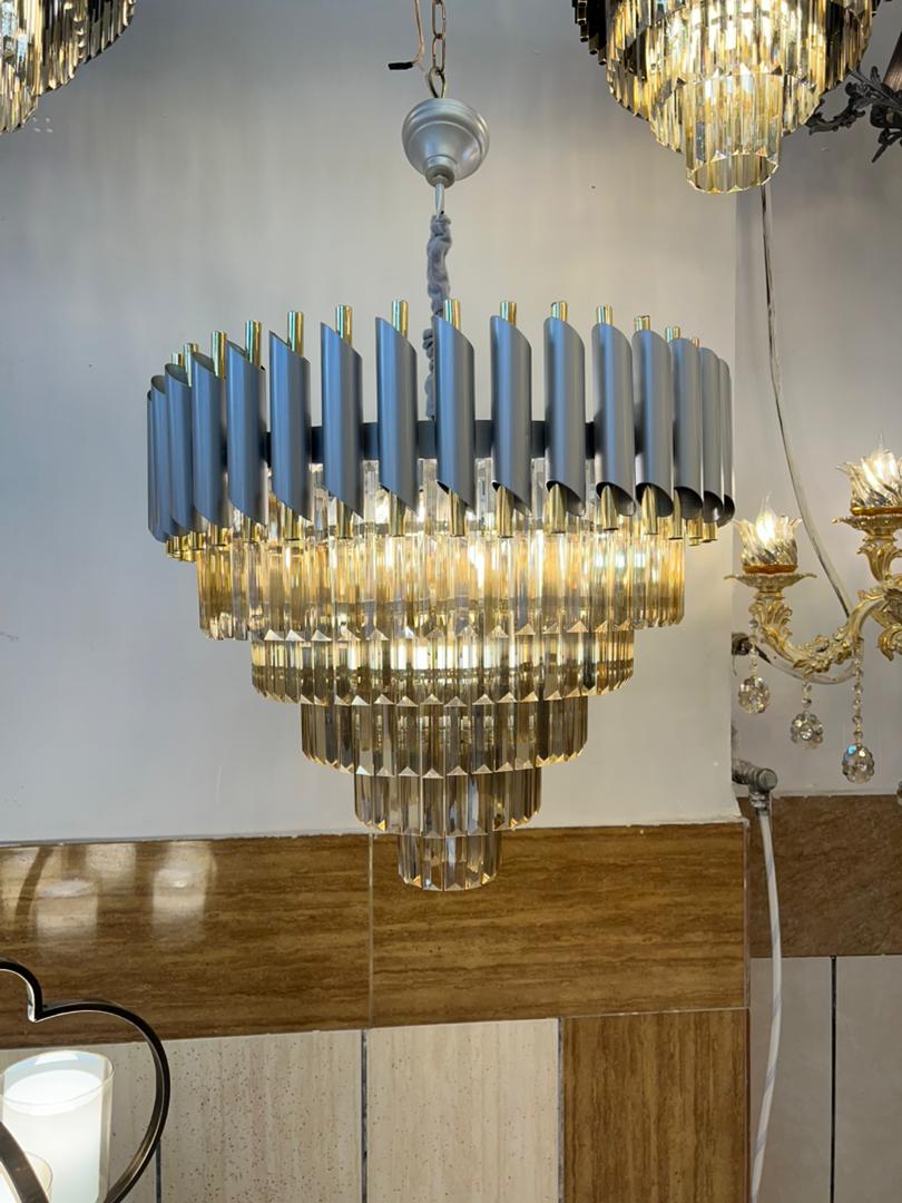 لوله در لوله نقره ای طلایی