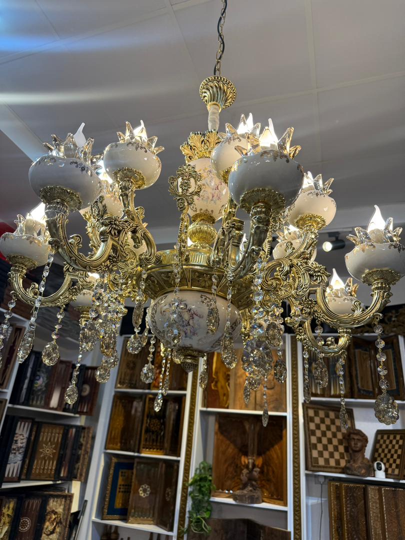 لوستر دوگل سرامیک فرشته