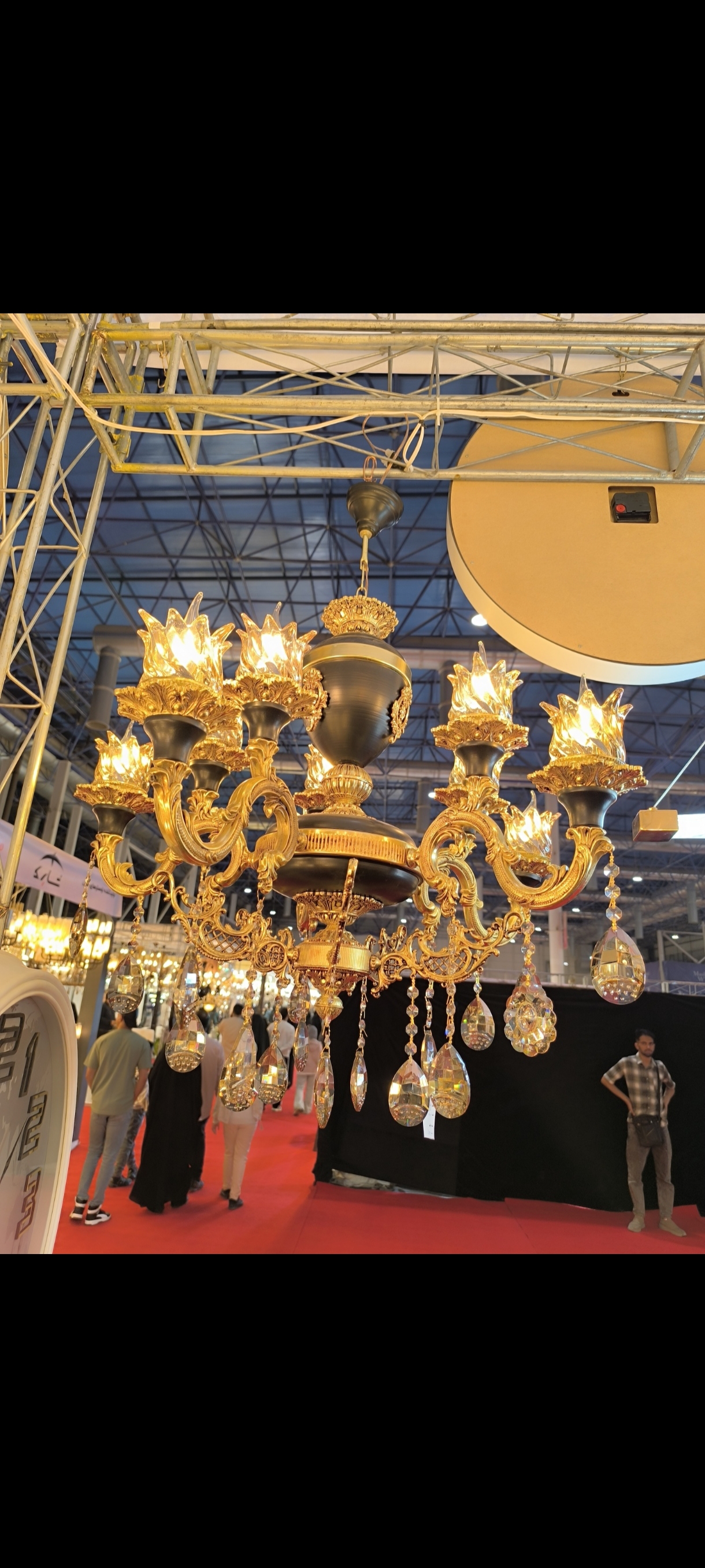 لوستر مدل ایتالیایی10شعله