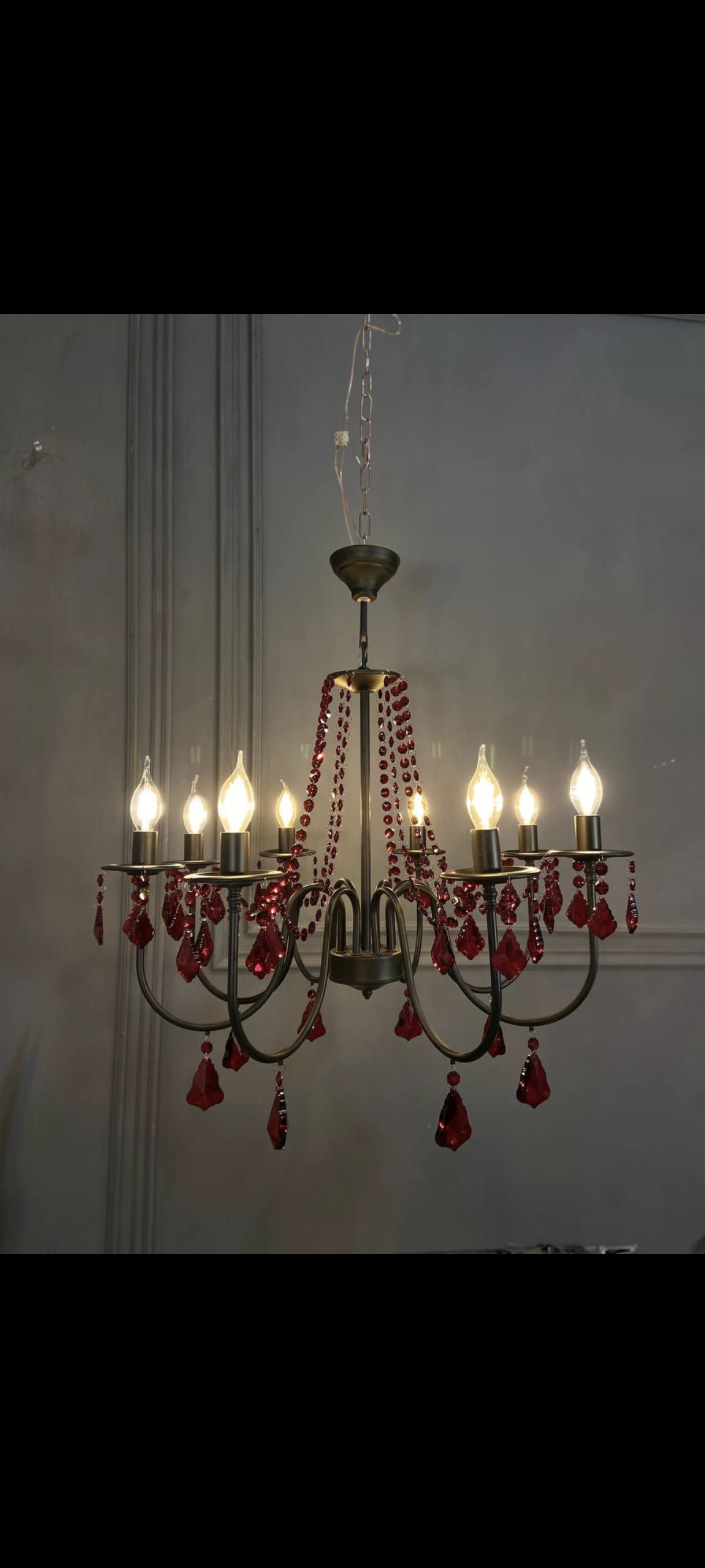 لوستر رستیک 8شاخه